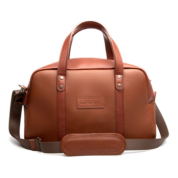 Stylish duffel bag perfect for weekend getaways.