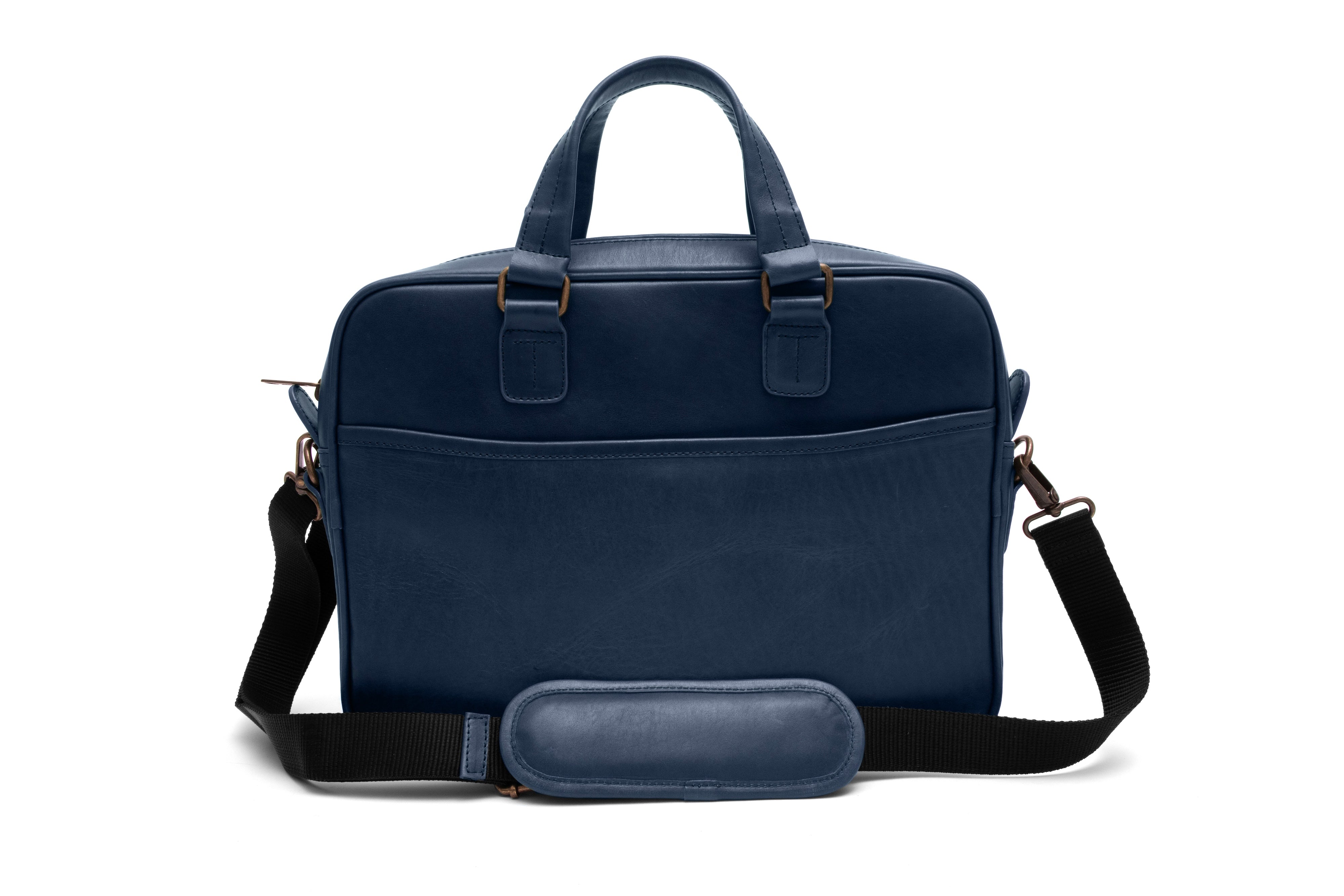 Businessman's Briefcase - Mens Leather Laptop Messenger Bag