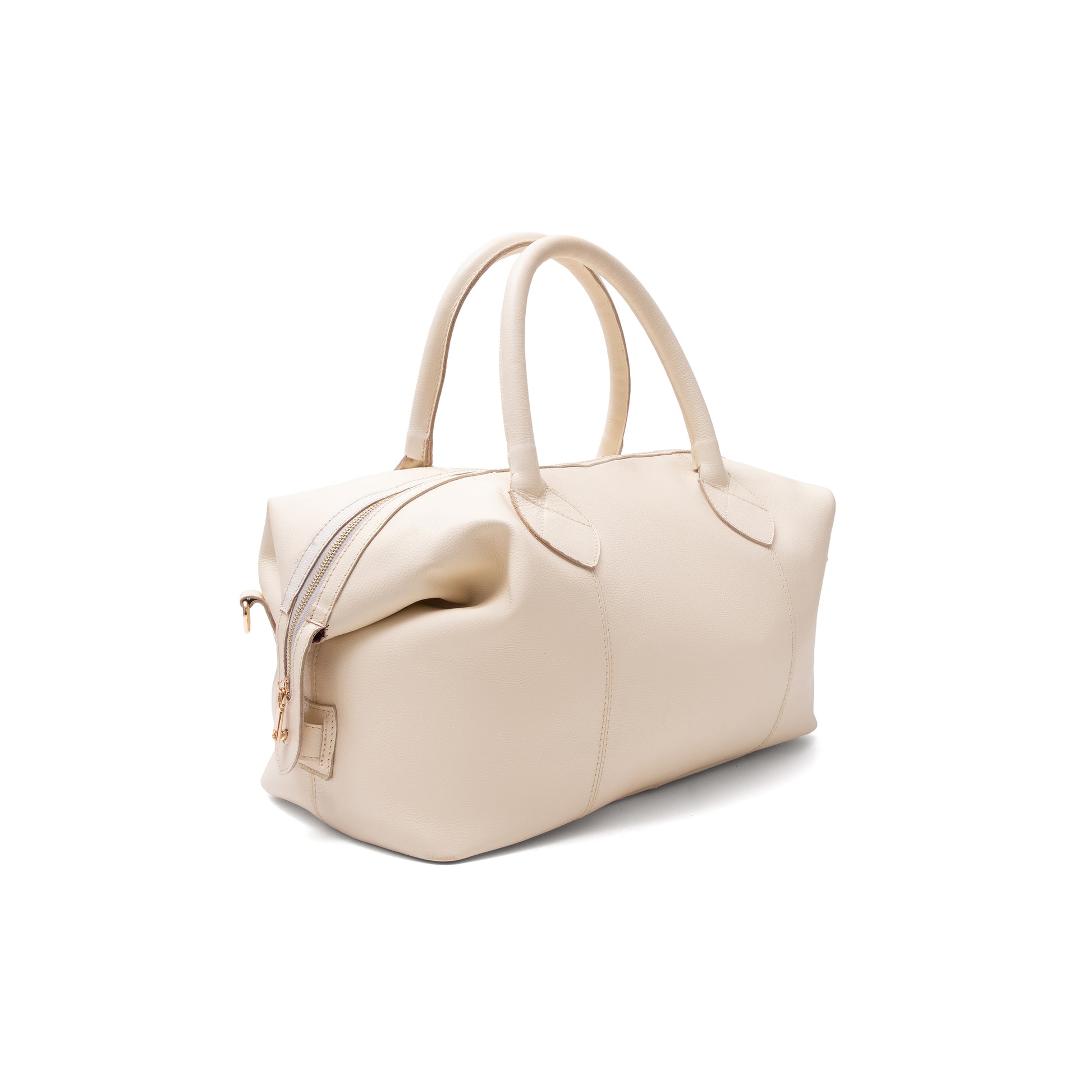 Classic Leather Weekender Bag, designed for both travel and casual use.