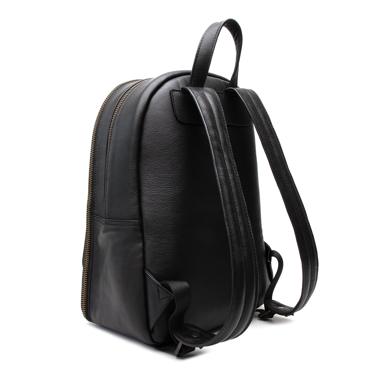 Phoenix Backpack black leather - Quavaro