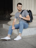 Hawk Small- Midnight Blue Canvas - Quavaro