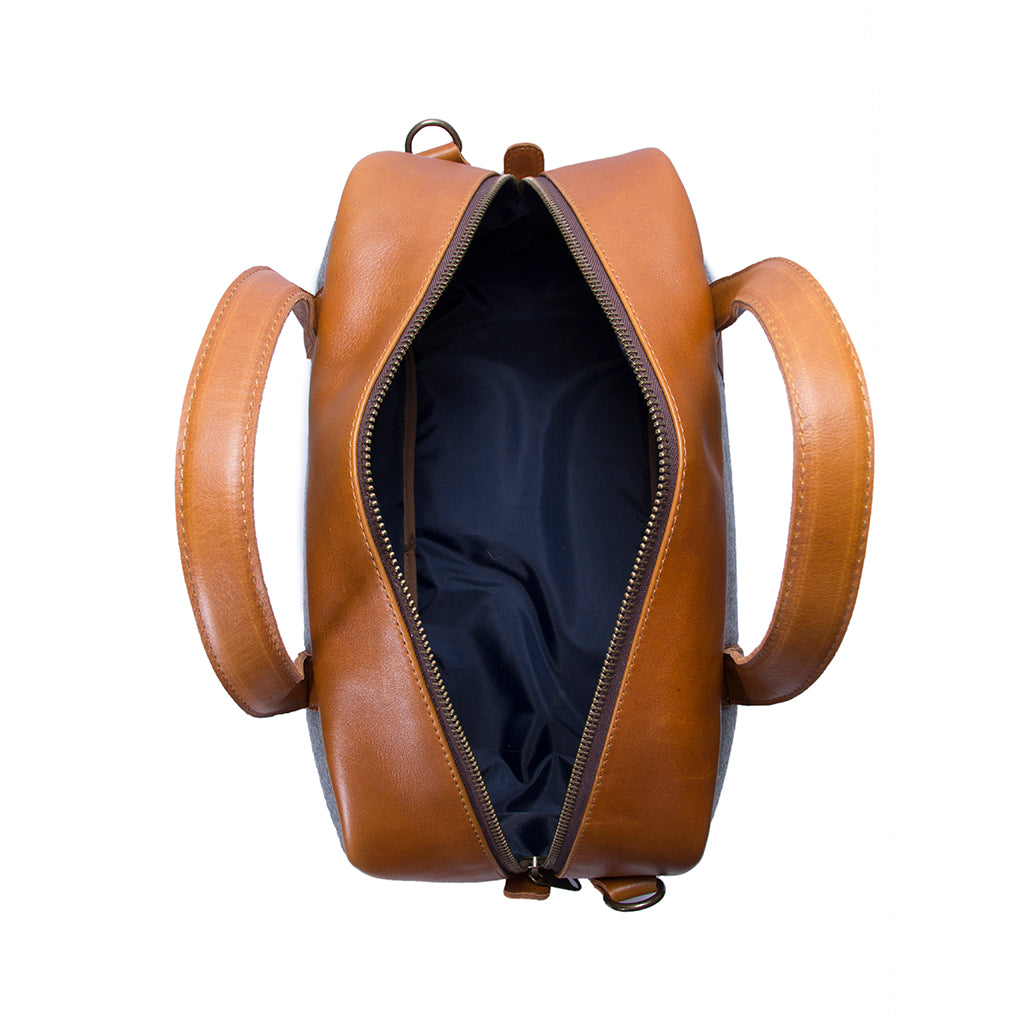 Large duffle bag ideal for extended travel and spacious packing